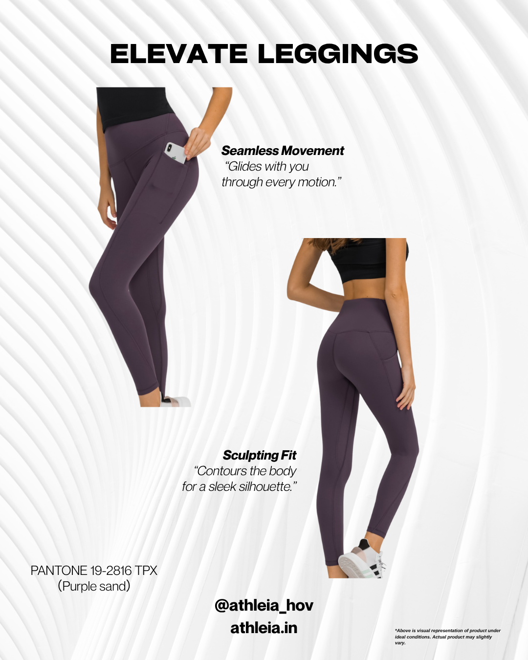 Athleia Elevate Leggings Purple