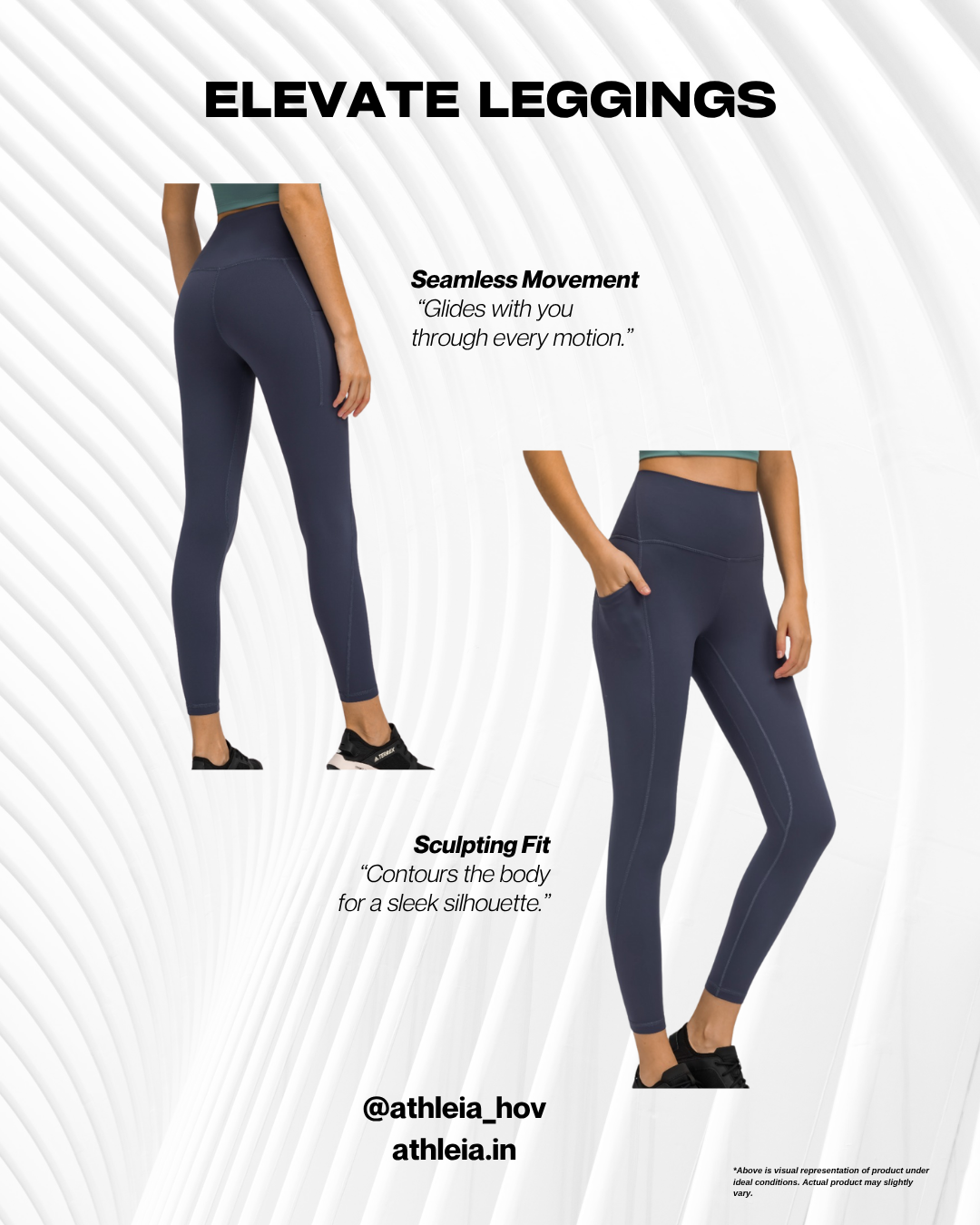 Athleia Elevate Leggings Royal Blue