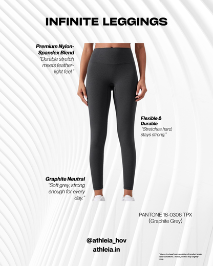 Athleia Infinite Leggings Graphite Grey