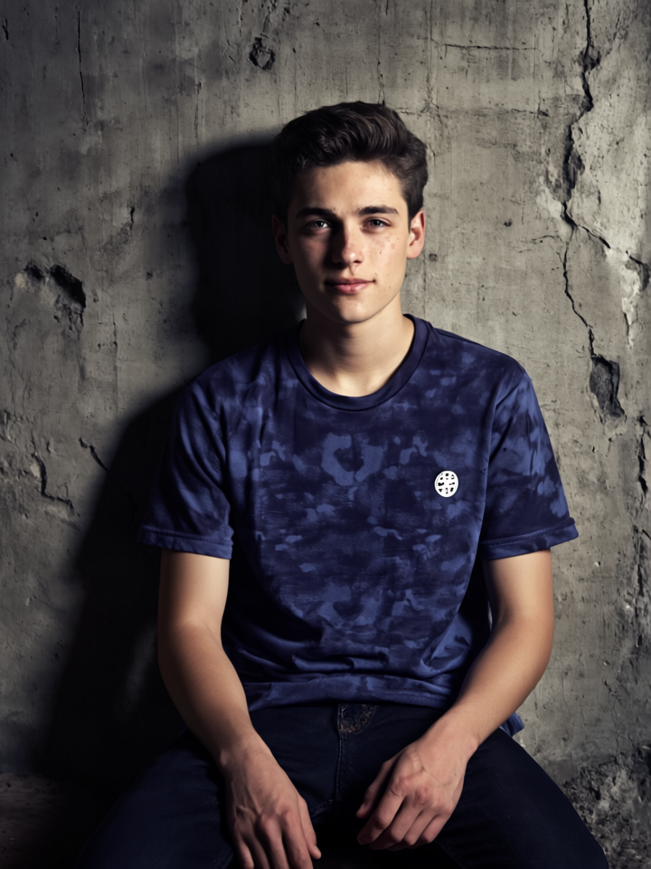 Athleia Seamless Jacquard T shirt Blue