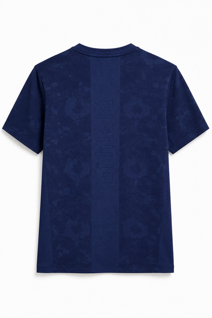 Athleia Seamless Jacquard T shirt Blue