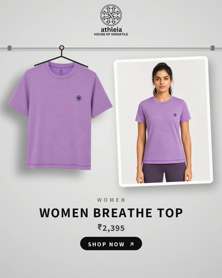 Athleia Women Breathe Top Lilac